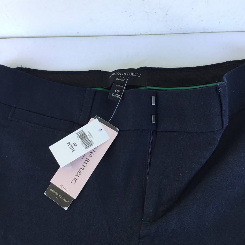 BANANA REPUBLIC Sloan Fit Pants - 0 PETITE